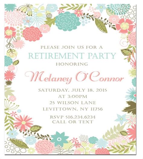 36 Retirement Party Invite Template Pics Us Invitation Template