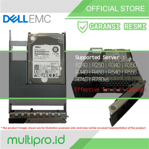 Promo Harddisk DELL 1 2TB SAS 2 5in Hot Plug HDD For Rack Server Cicil 0 3x Jakarta Utara