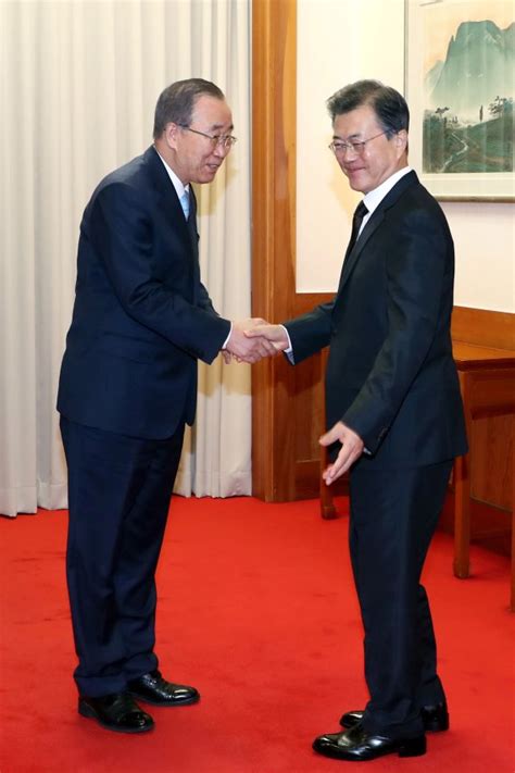 유엔총회 참석 앞둔 文대통령반기문 前총장 만나 자문 구해 파이낸셜뉴스