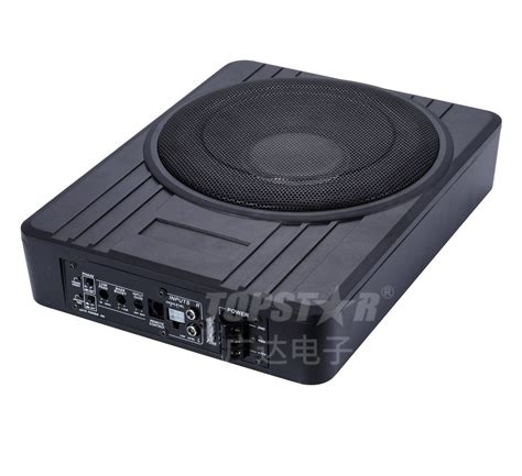 Sound System Car Subwoofer 10inch 600W Slim Under-Seat Powered ...