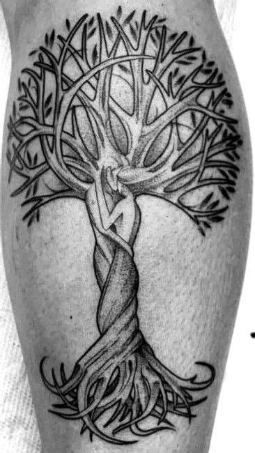 Intertwined Love Tree | Tree of life tattoo, Tree heart tattoo, Tree ...