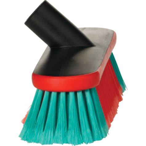 Vikan Vehicle Brush Waterfed 10 6 Inch Soft Split Black Material