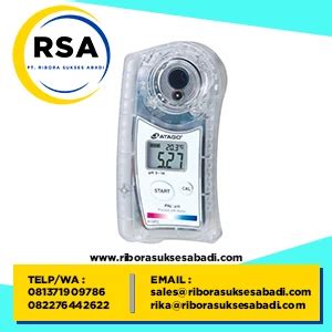 Jual Ph Meter Pal Ph Digital Hand Held Atago Bekasi Ribora Sukses Abadi