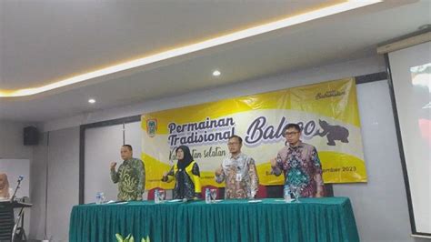 Lestarikan Permainan Tradisional Pemprov Kalsel Gelar Festival