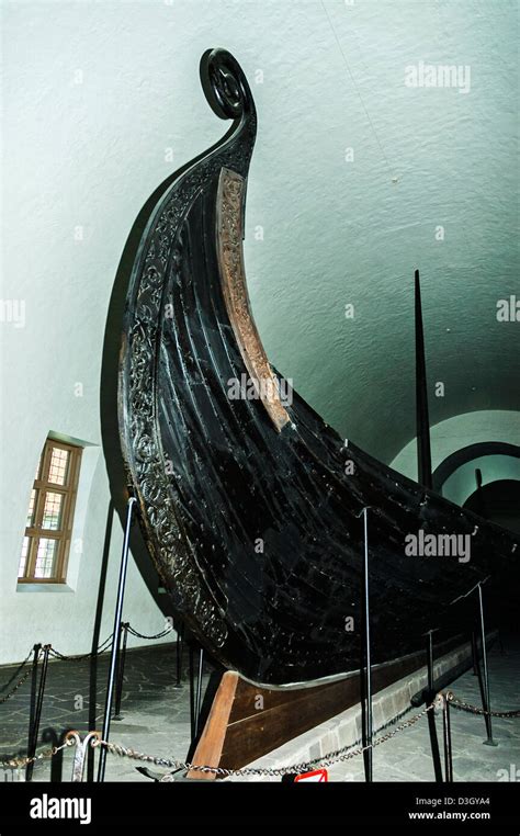 The Oseberg Ship A Well Preserved Viking Ship Discovered In A Large