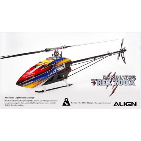 Align T-REX 700X Dominator Super Combo RC Helicopter (RH70E23X)