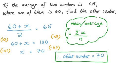 Question Video Finding An Unknown Number In Two Numbers Given Their