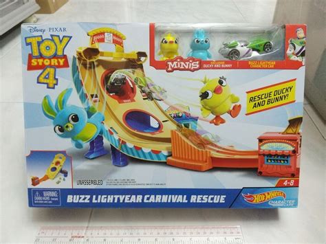 Disney Pixar Hot Wheels Toy Story Buzz Lightyear Carnival Rescue Ducky Bunny Buzz Lightyear