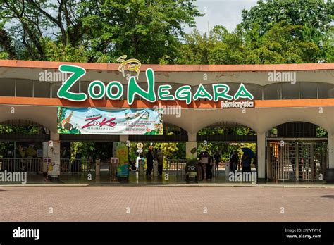 The Entrance To Zoo Negara Kuala Lumpur Malaysia Stock Photo Alamy