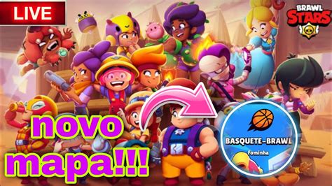 Novo Mapa Do Brawl Stars Ao Vivo Live Brawl Stars YouTube