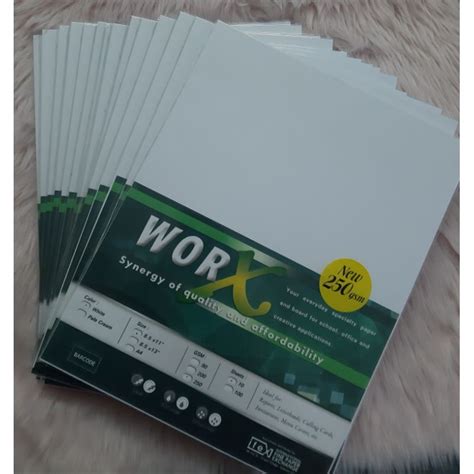 Worx Specialty Paper 10 Sheets Pack Ubicaciondepersonascdmxgobmx