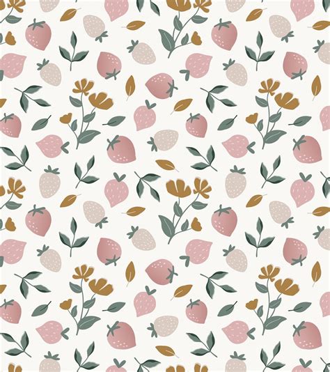 Wallpaper, Louise - Strawberries - Piccolo House Asia