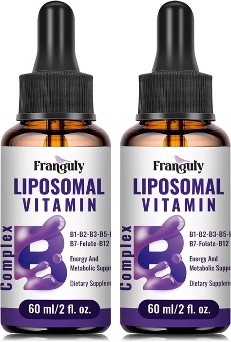 Liposomal Vitamin B Complex Liquid Sublingual B Complex