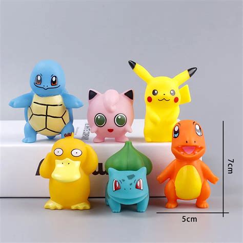 Figurines De Dessin Anim Pokemon Pour Enfants Pikachu Charmander