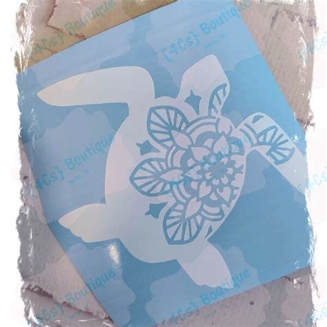 Sea Turtle Decal - Etsy