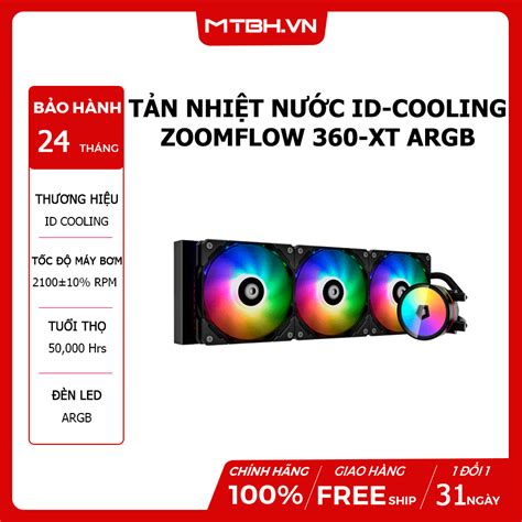 TẢN NHIỆT NƯỚC ID-COOLING ZOOMFLOW 360-XT ARGB – Máy Tính Biên Hòa