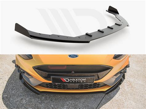 Maxton Design Street Pro Front Splitter Flaps Ford Focus St St Line Mk4 Wayside Performance