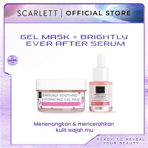 Jual Scarlett Whitening Seriously Soothing Hydrating Gel Mask