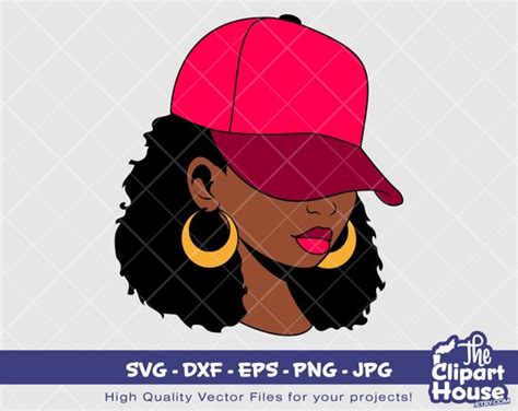 Papercraft Materials Smirk Svg African American Svg Black Woman African