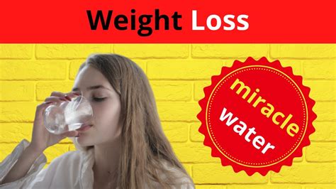 How To Lose Weight By Drinking Water Weight Loss Youtube