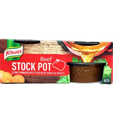 Knorr Beef Stock Pot 4 X 28g Sk6001087011327