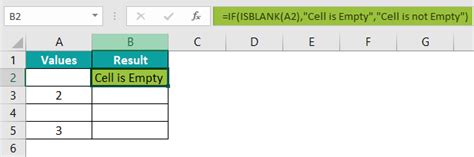 Isblank In Excel Formula How To Use Isblank Function