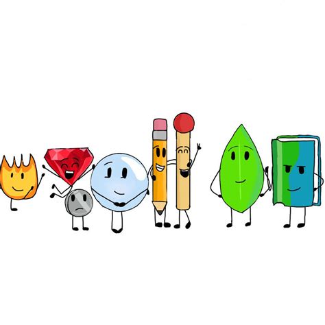 Drew some BFDI characters by SakuraMilku on DeviantArt