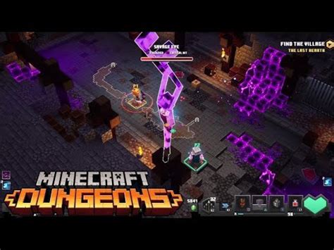 เอนเดอรแมนทหลดจากมต มายคราฟ ดนเจยน Minecraft Dungeons