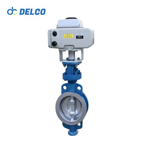 Wafer Type Hard Seal Mov Motor Operated Motorized Butterfly Valves