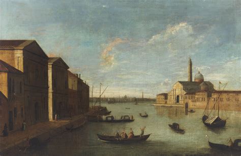 Veduta Di Venezia Con L Isola Di San Giorgio Artista Veneto Del XVIII