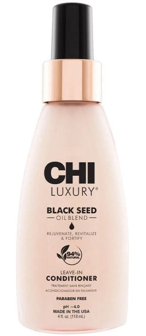 Thành phần Dầu xả CHI Luxury Black Seed Oil Leave in