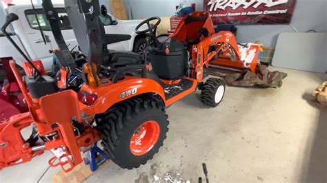 Mounting Wheel Spacers On My Kubota BX23s YouTube