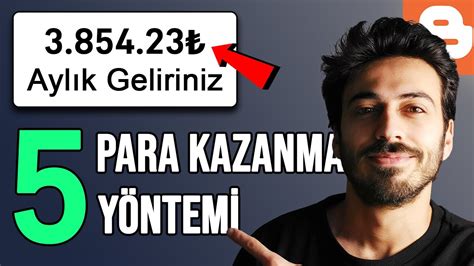 BLOG YAZARAK PARA KAZANMAK İnternetten Para Kazanma Yolları Evden