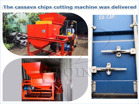 The Indonesian Customer Buy Cassava Chips Cutting Machine From Henan