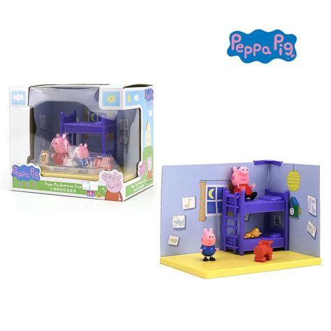 Genuine PEPPA PIG peppa pig Bedroom pack with George Peppa Teddy Bear ...