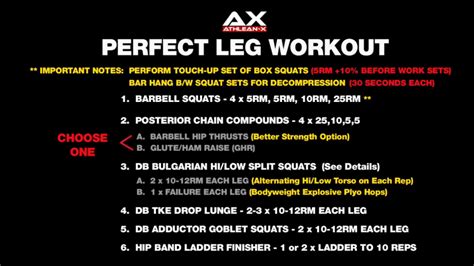 Best Leg Workout Perfect Leg Exercises Athlean X