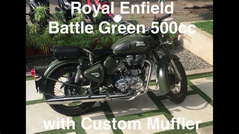 Royal Enfield Battle Green 500cc Full Paper Youtube