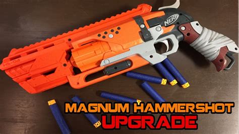 Nerf Magnum Hammershot Full Upgrades Installation Walcom S7 Youtube