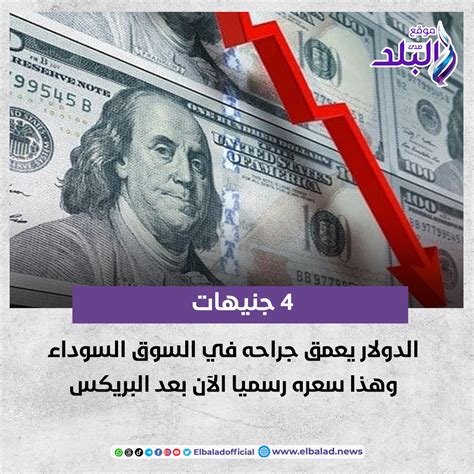 موقع صدى البلد عاجل 4 جنيهاتالدولار يعمق جراحه في السوق السوداء