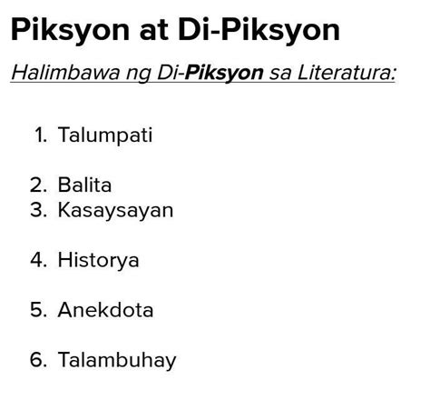 Halimbawa Ng Di Piksyon Nur Aisyah Sukor