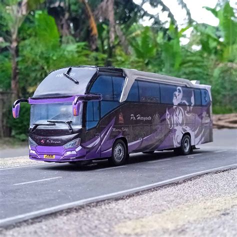 Miniatur Bus Po Haryanto Body Rexus Lazada Indonesia