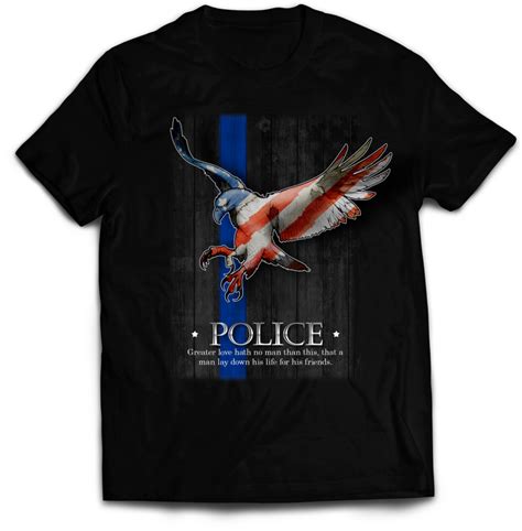 In Support Of The Police Police Tshirts Shirts Mens Tops