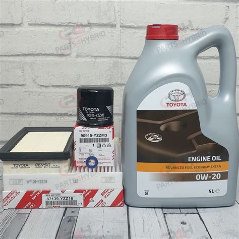 Toyota Aqua Hybrid Service Kit Nhp L With L W Oil