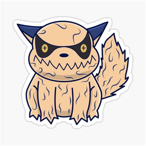 "Tailed beast shukaku 1" Sticker for Sale by Arteezan | Redbubble