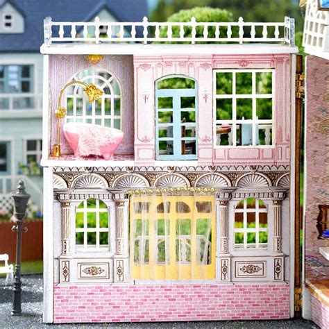 Romantic Castle Diy Miniature House Kit Fifijoy