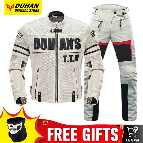 Duhan Veste De Moto Pour Homme Protection D Armure De Moto Pantalon De