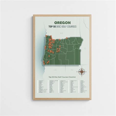 Disc Golf Maps Etsy