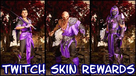 Twitch Skin Rewards For Ashrah Baraka Scorpion Skin Showcase