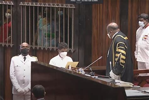 Jagath Samarawickrama Takes Oaths As New Mp Menafncom