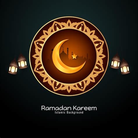 Fondo Art Stico Del Festival Isl Mico Ramadan Kareem Religioso Vector